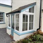 New Door with frame, & new windows fitted to existing porch.