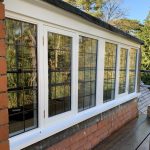 Large attic room window